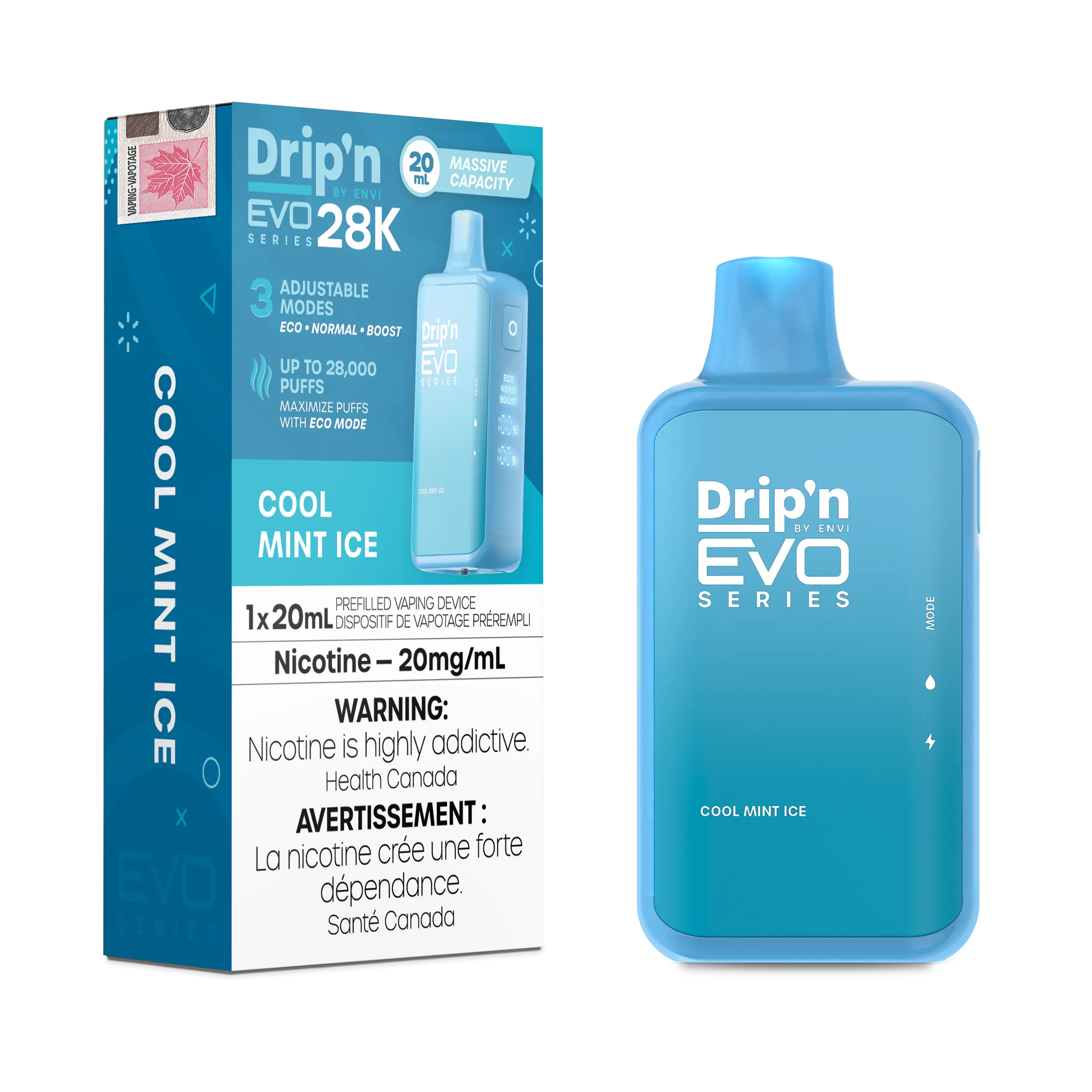 Cool Mint Ice Drip'N Evo - Disposable 28K