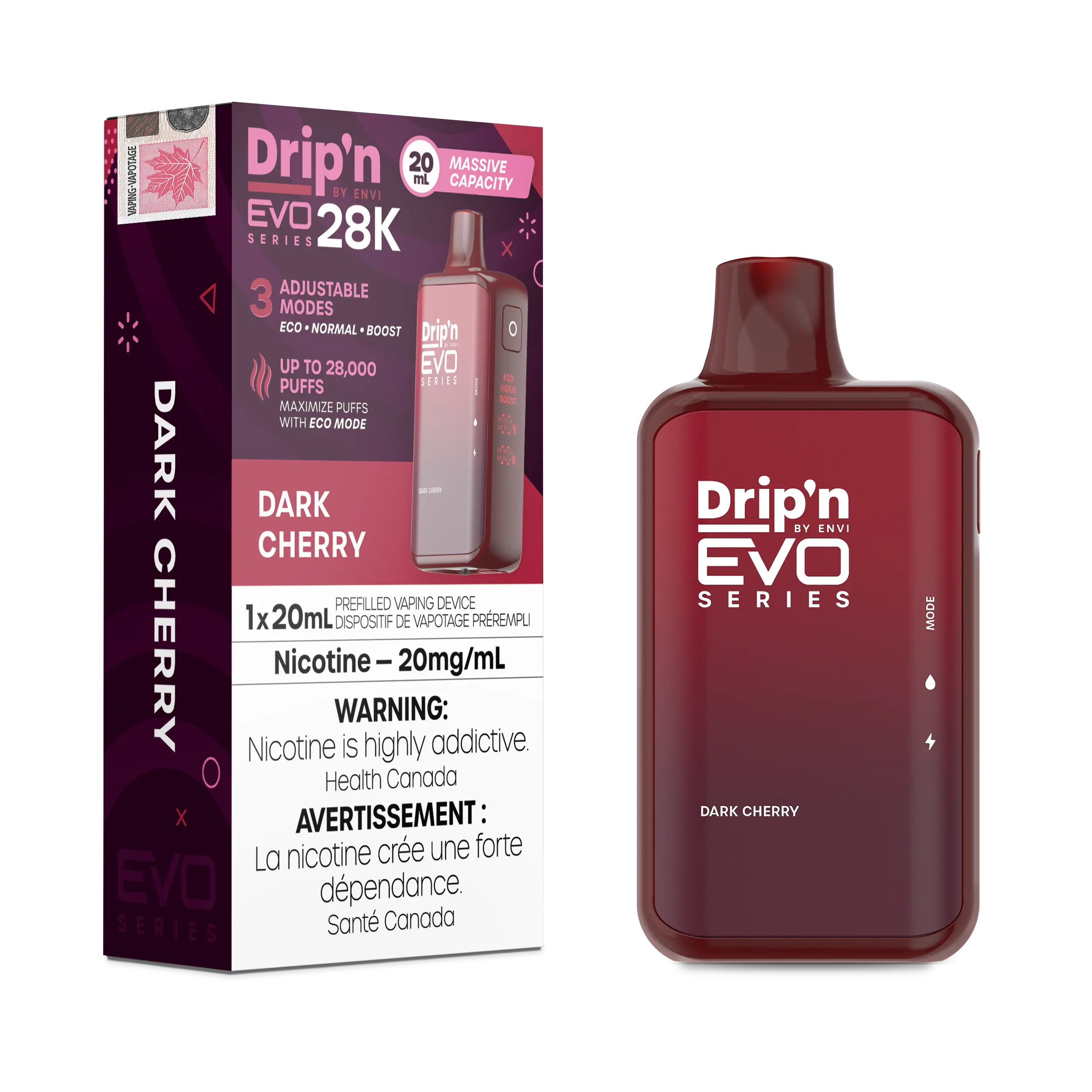 Dark Cherry Drip'N Evo - Disposable 28K