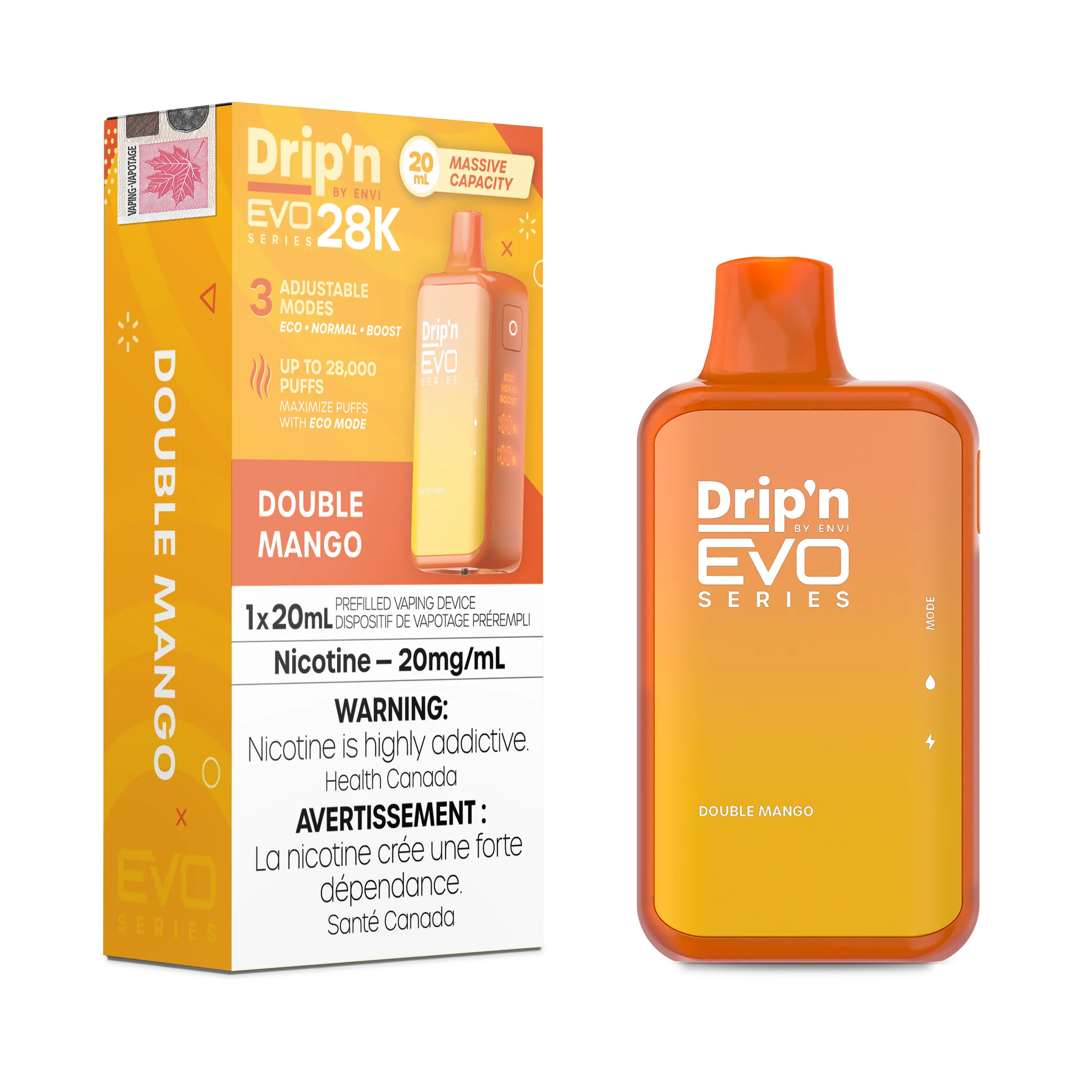 Double Mango Drip'N Evo - Disposable 28K