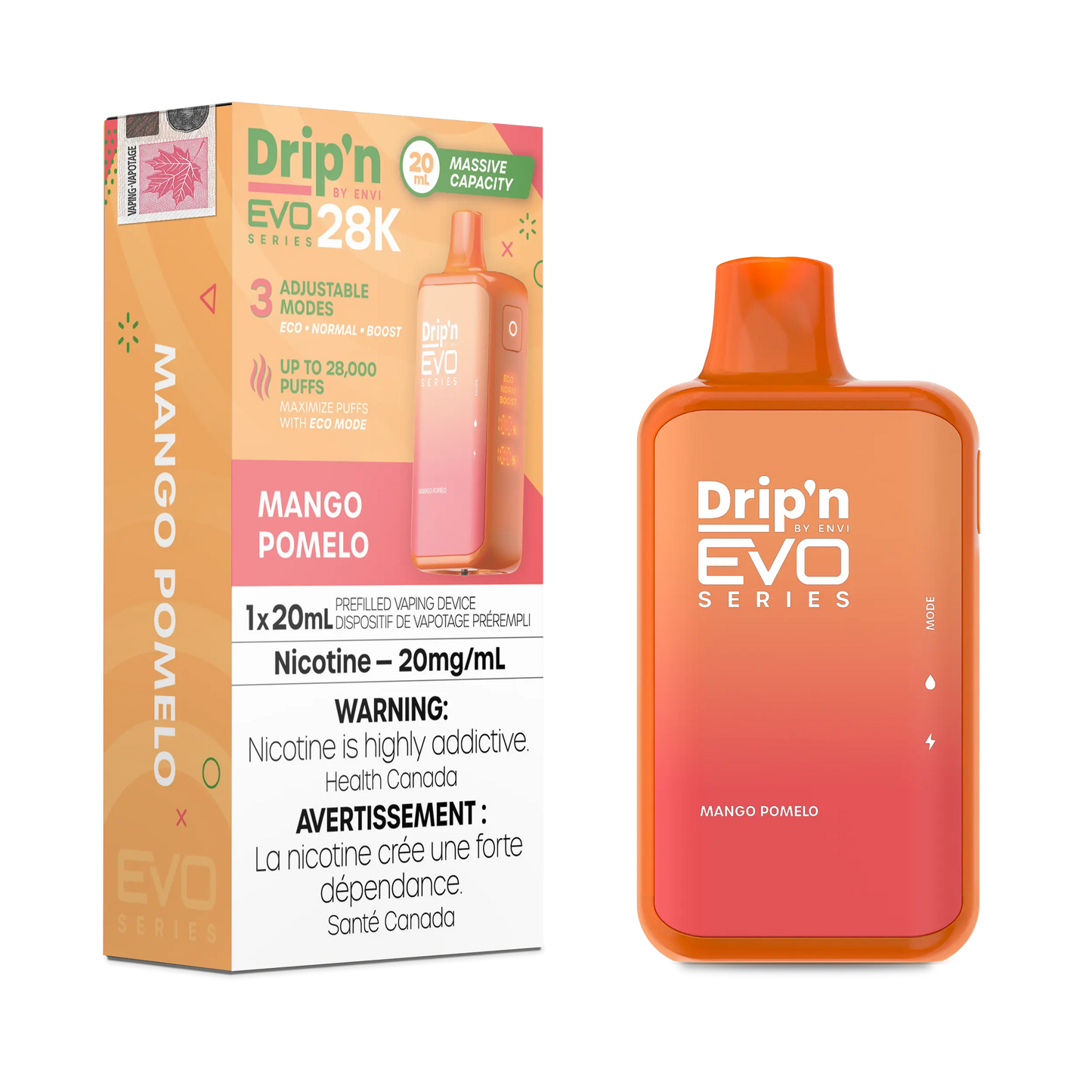 Mango Pomelo Drip'N Evo - Disposable 28K