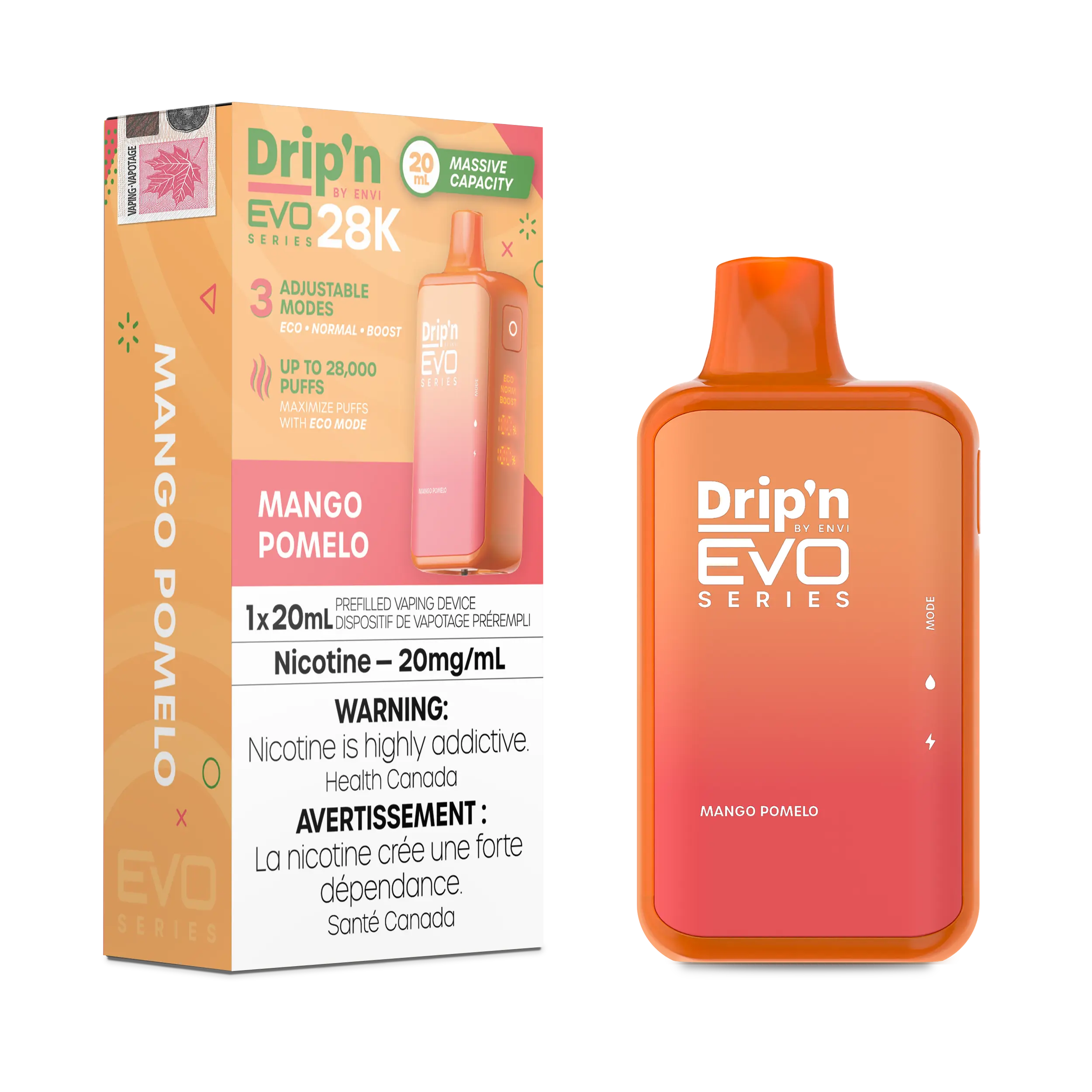 Mango Pomelo Drip'N Evo - Disposable 28K