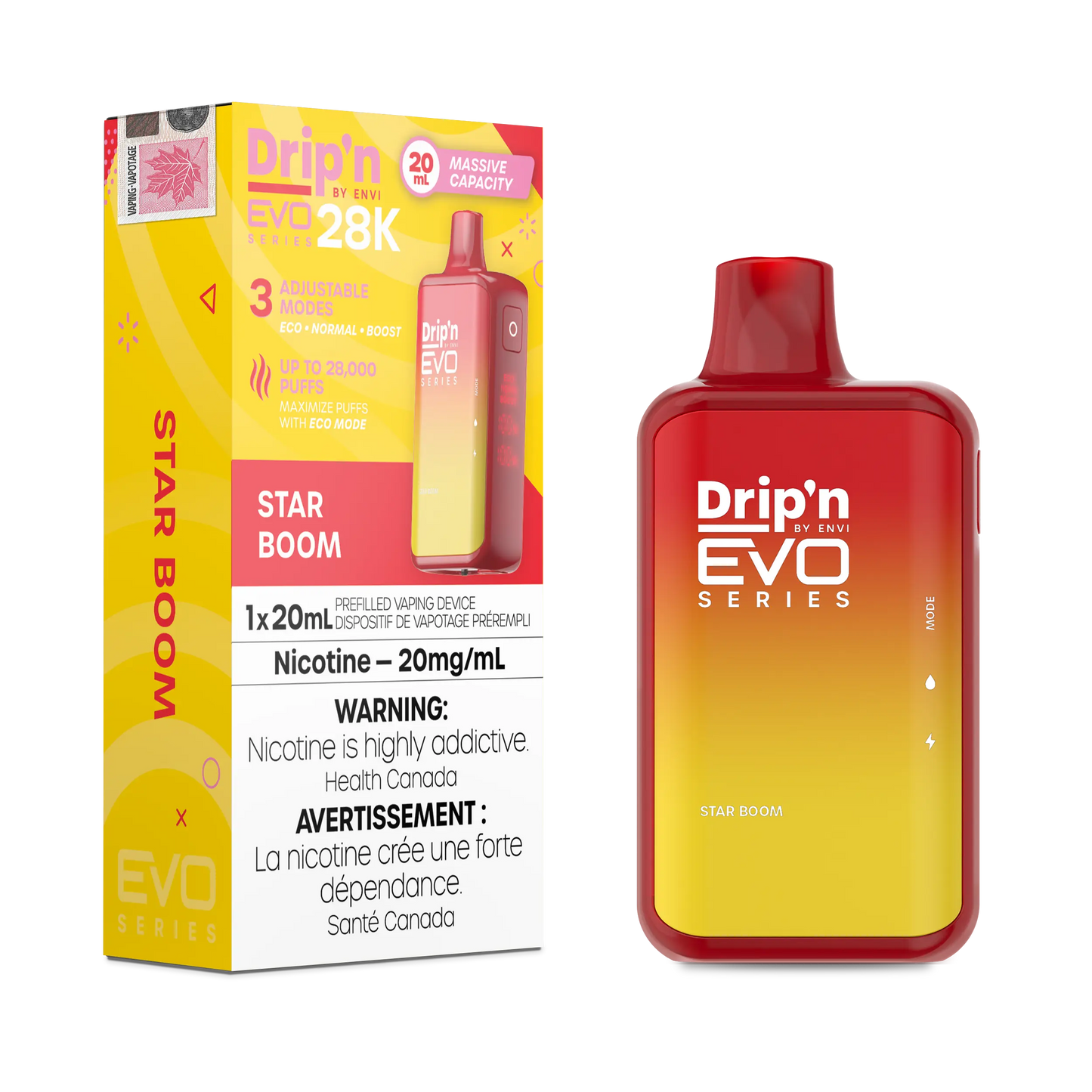 Star Boom Drip'N Evo - Disposable 28K