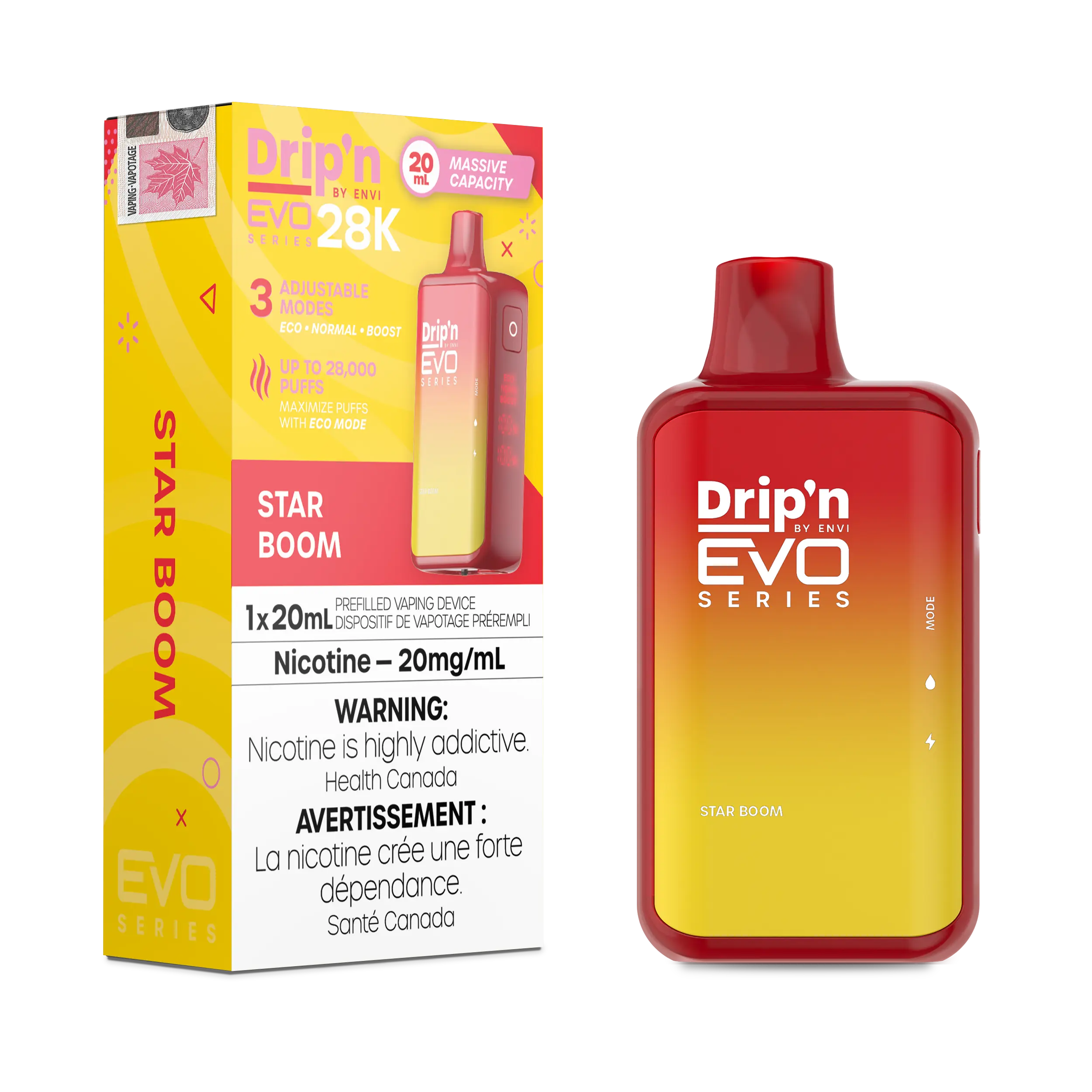 Star Boom Drip'N Evo - Disposable 28K