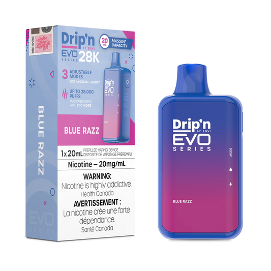 Blue Razz Drip'N Evo - Disposable 28K