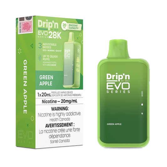 Green Apple Drip'N Evo - Disposable 28K