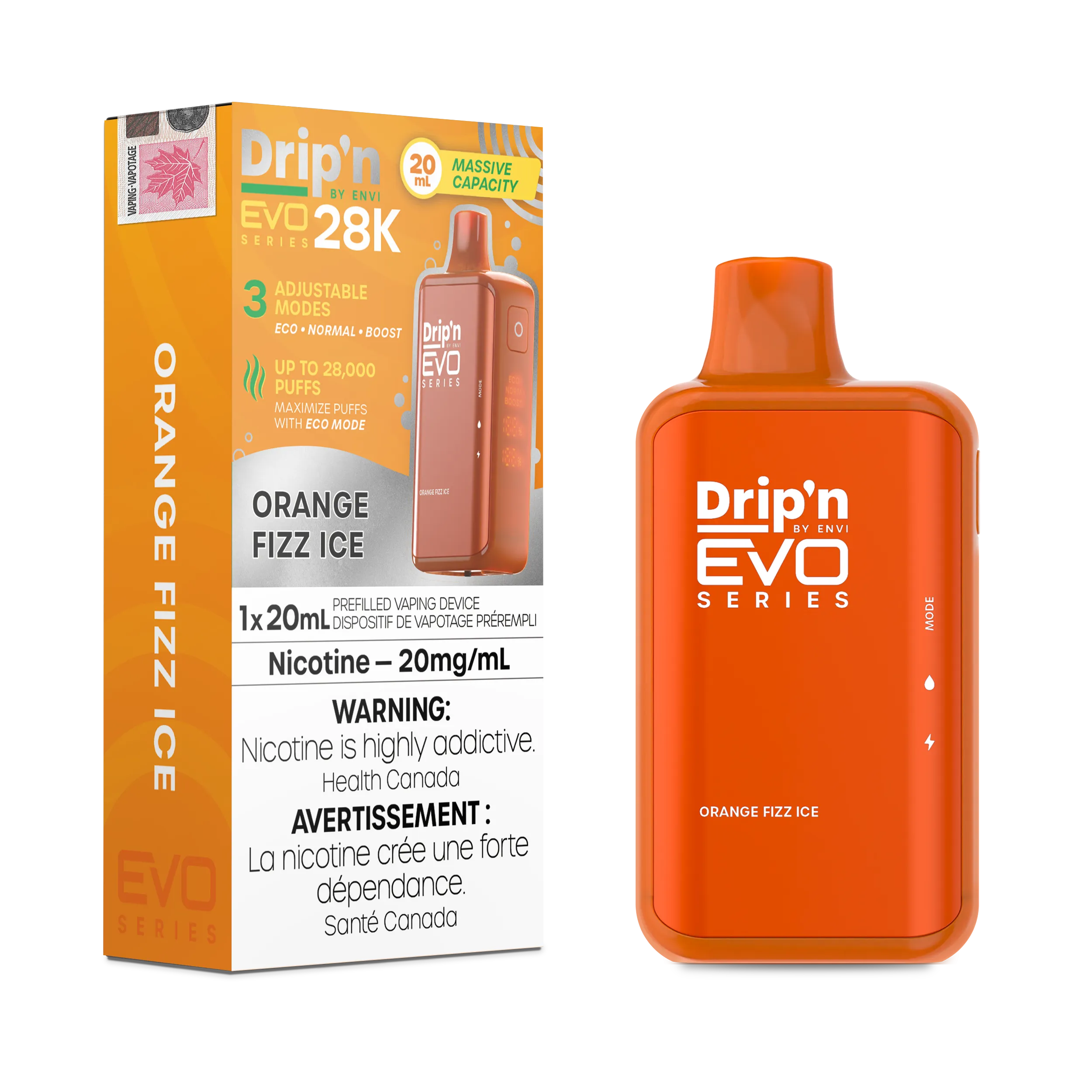 Orange Fizz Drip'N Evo - Disposable 28K
