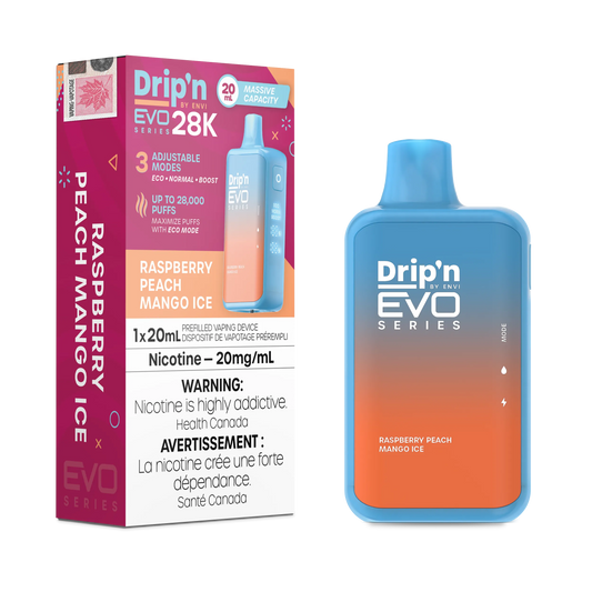 Raspberry Peach Mango Ice Drip'N Evo - Disposable 28K