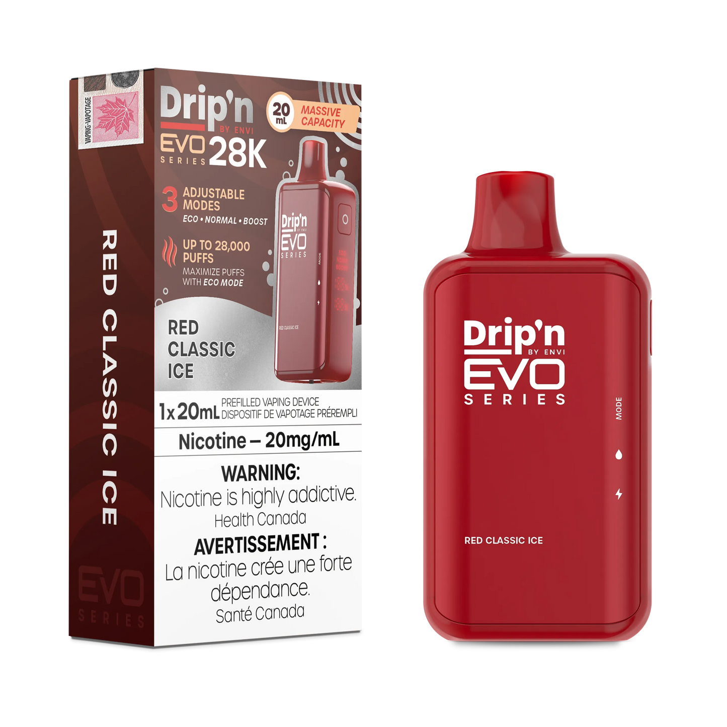 Red Classic Drip'N Evo - Disposable 28K