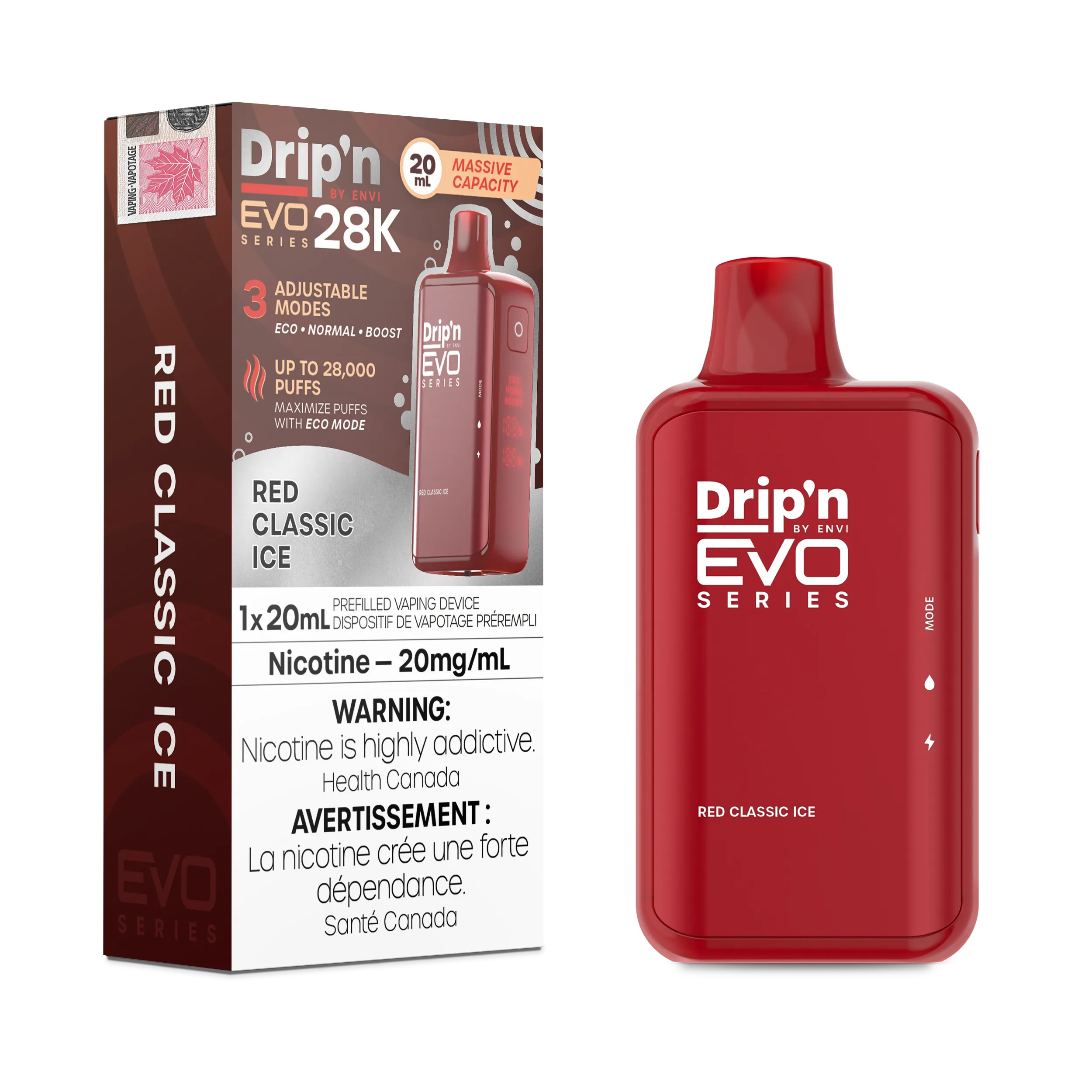 Red Classic Drip'N Evo - Disposable 28K