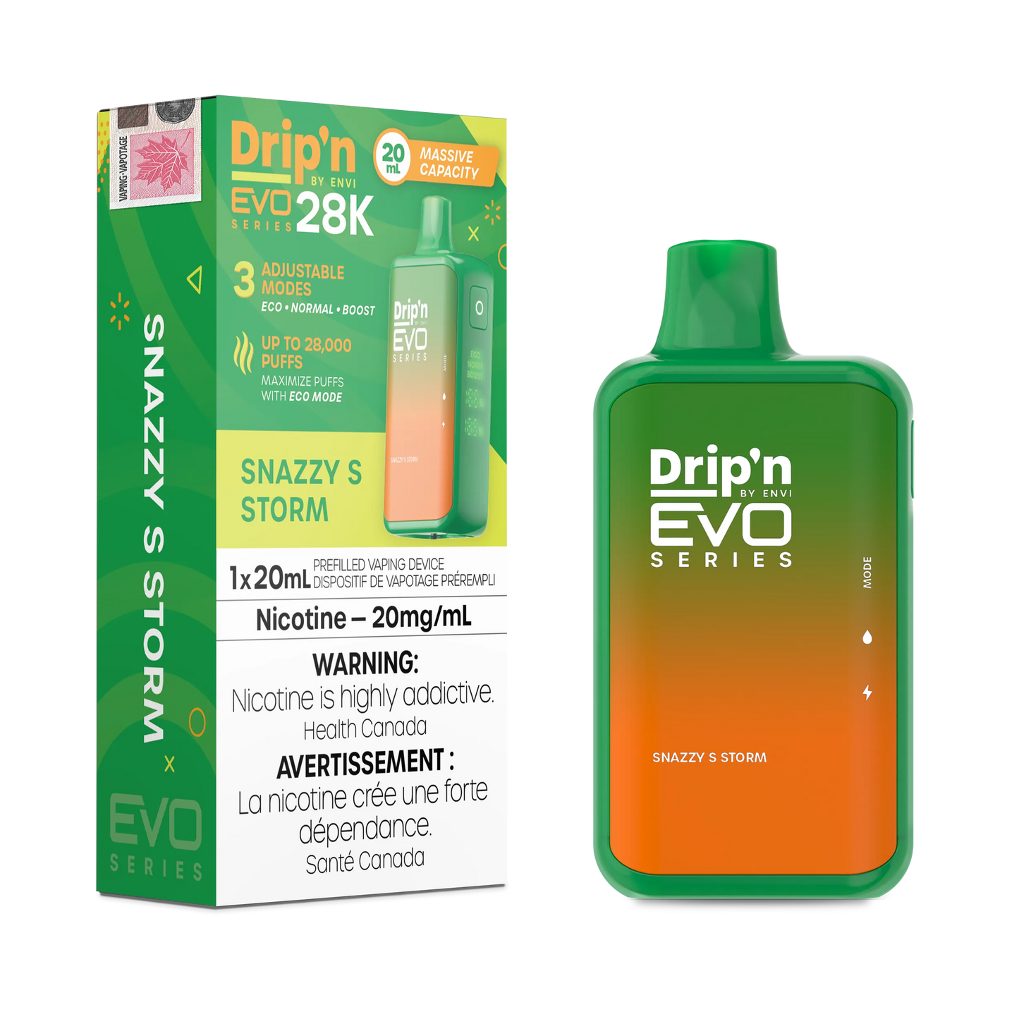 Snazzy S Storm Drip'N Evo - Disposable 28K