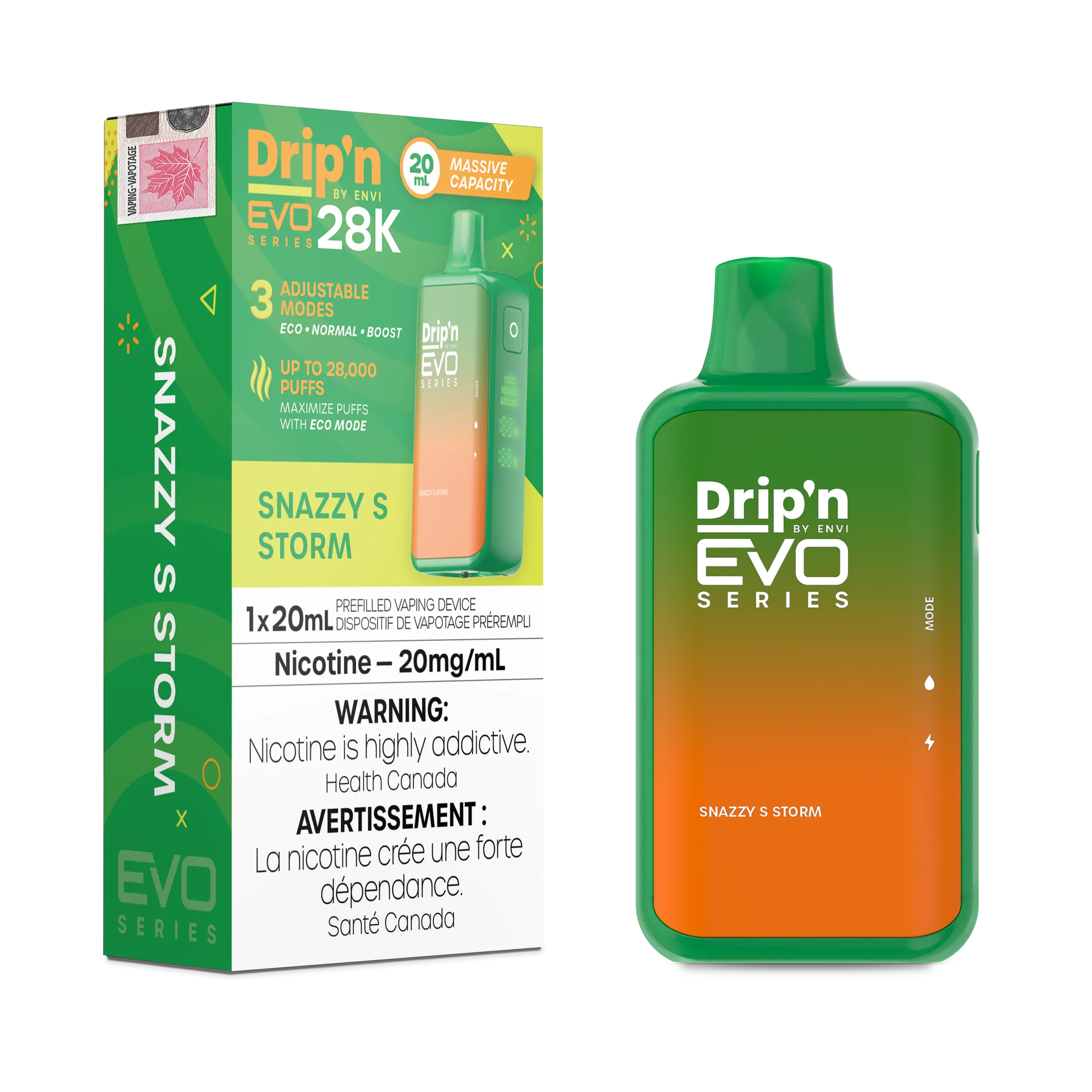 Snazzy S Storm Drip'N Evo - Disposable 28K