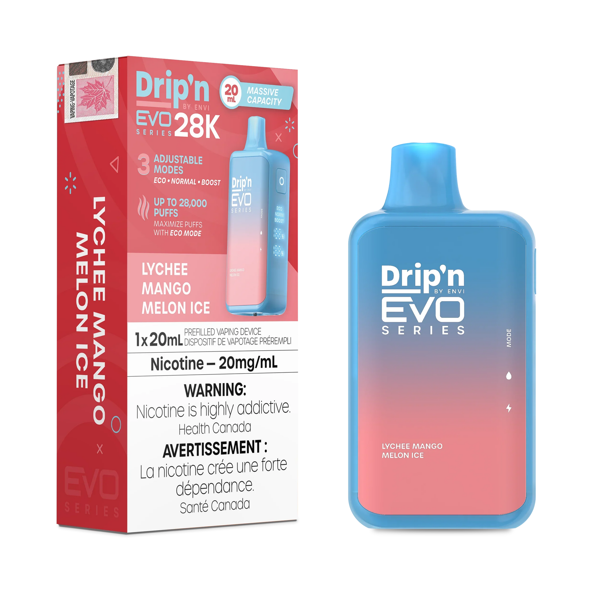 Lychee Mango Melon Ice Drip'N Evo - Disposable 28K
