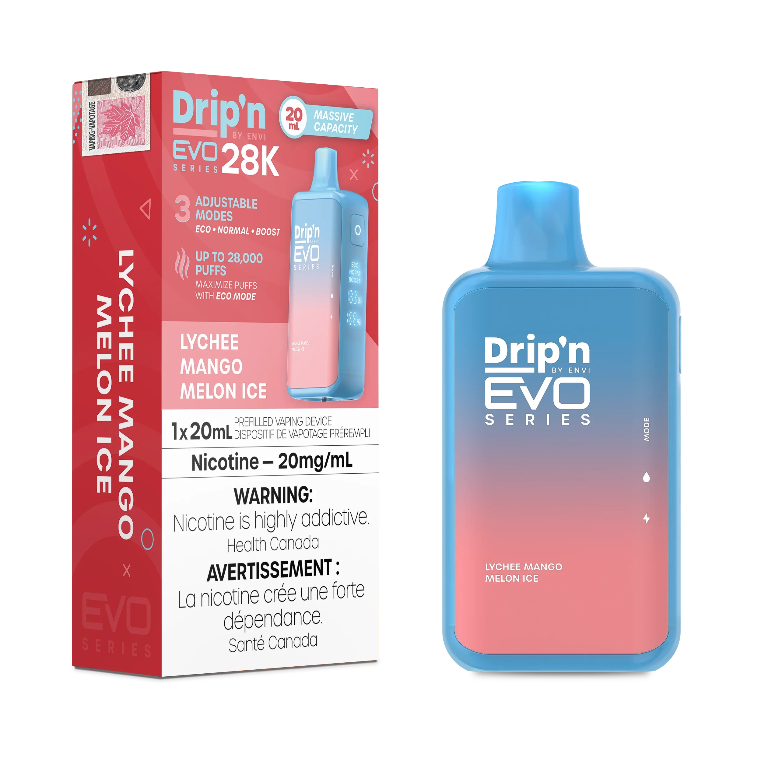 Lychee Mango Melon Ice Drip'N Evo - Disposable 28K