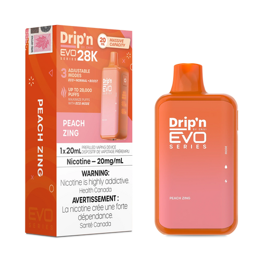 Peach Zing Drip'N Evo - Disposable 28K