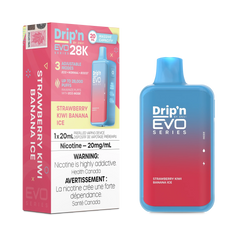Strawberry Kiwi Banana lce Drip'N Evo - Disposable 28K