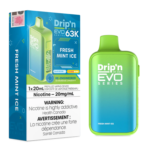 Fresh Mint Ice Drip'n by Envi EVO 63K - Disposable Vape by DRIP'N — view 2