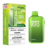 Green Apple Drip'n by Envi EVO 63K - Disposable Vape