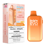 Juicy Peach Ice Drip'n by Envi EVO 63K - Disposable Vape