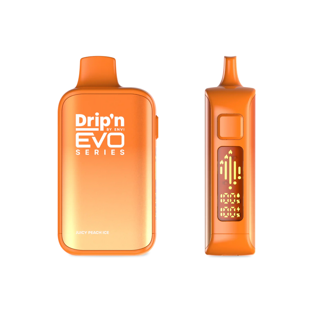 Juicy Peach Ice Drip'n by Envi EVO 63K - Disposable Vape