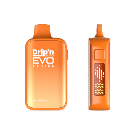 Juicy Peach Ice Drip'n by Envi EVO 63K - Disposable Vape by DRIP'N — view 2