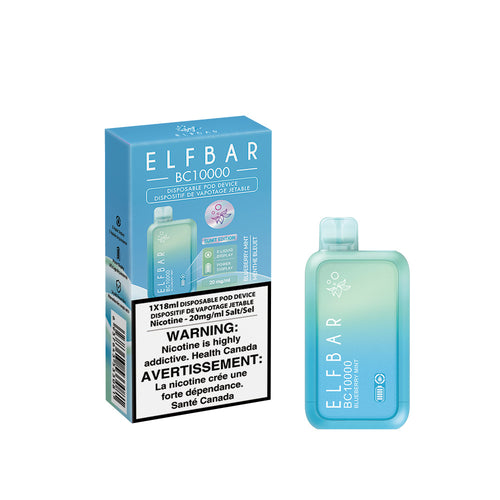 ELF Bar BC10K 18ml Disposable Vape - Blueberry Mint