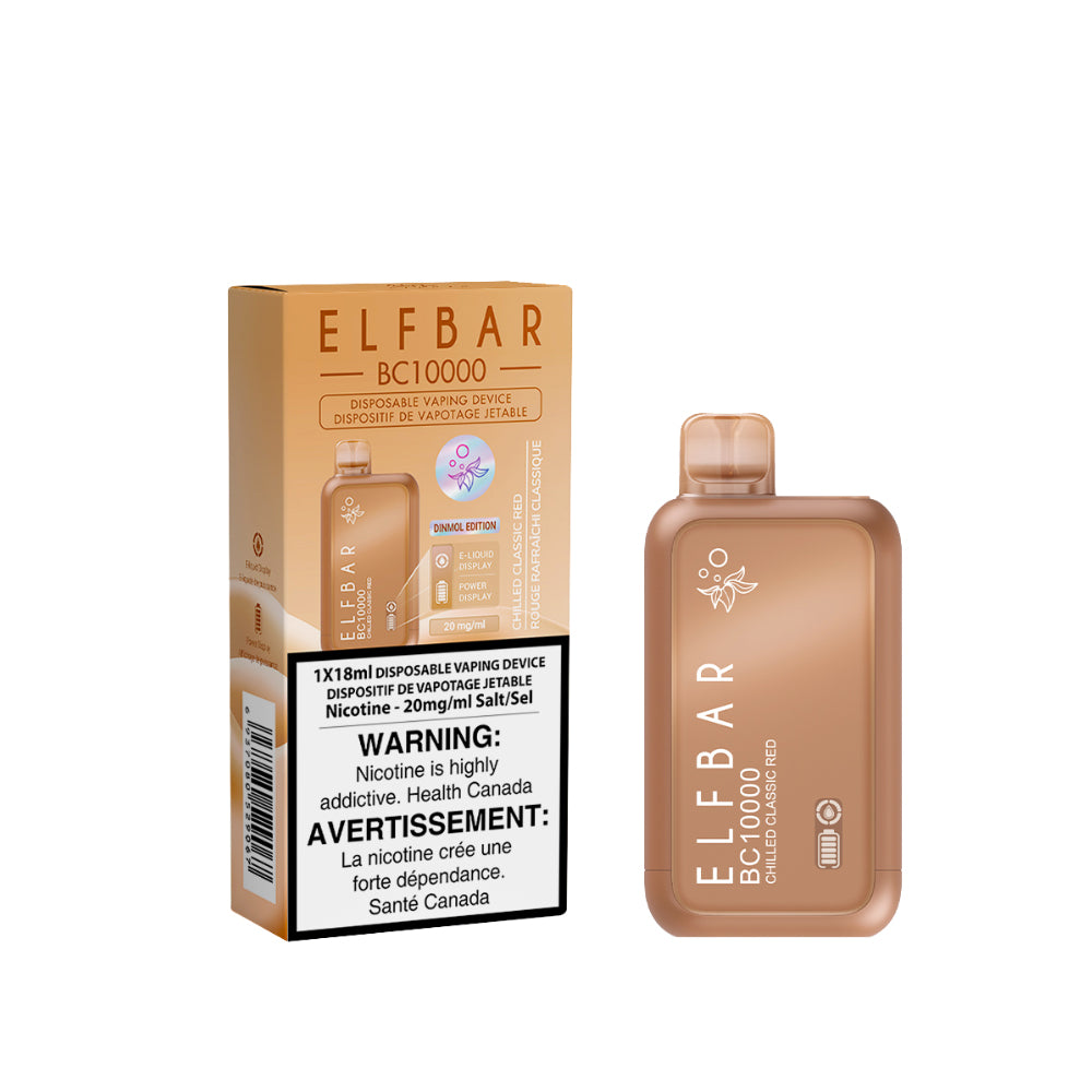 ELF Bar BC10K 18ml Disposable Vape - OG CO Chilled Classic Red