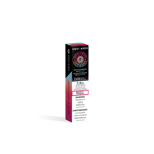 Grape Raspberry Peach Iced Apex 2500 - Disposable Vape