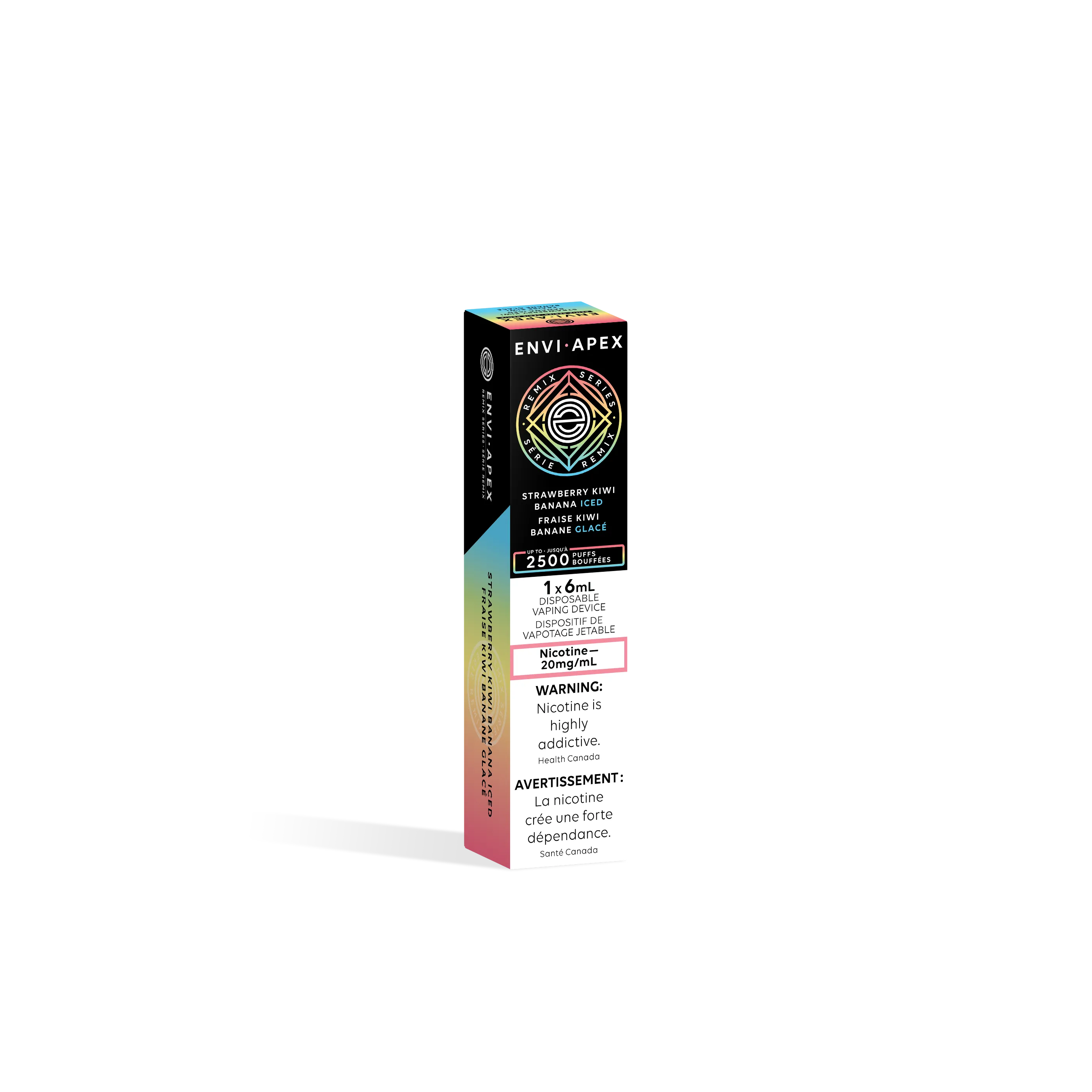 Strawberry kiwi banana iced Apex 2500 - Disposable Vape