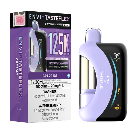 Grape Ice Envi X Tasteflex (Cresmo) - Disposable 125K