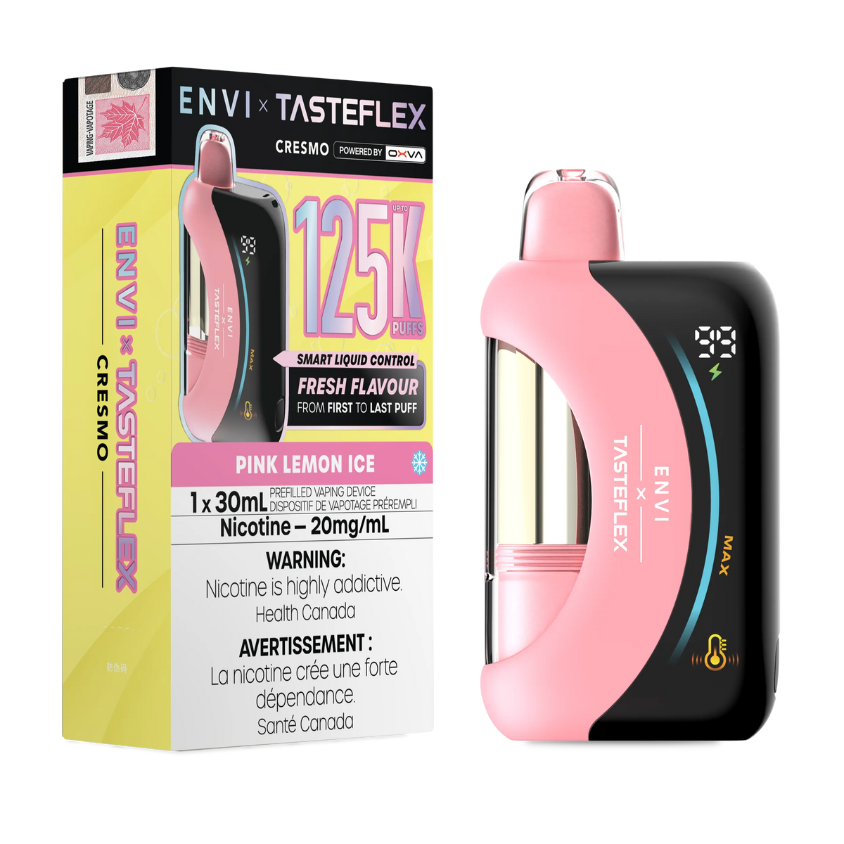 Pink Lemon Ice Envi X Tasteflex (Cresmo) - Disposable 125K