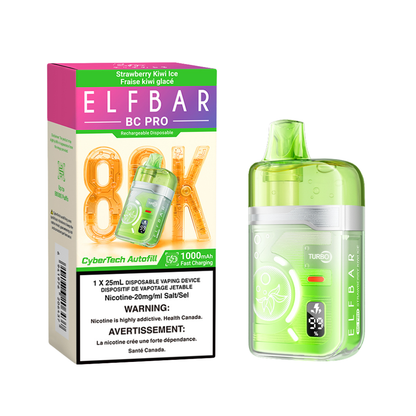 Elf Bar BC Pro 80K Disposable Vape - Strawberry Kiwi Ice