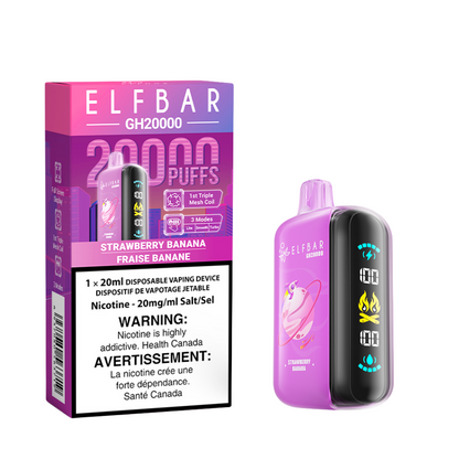 Elf Bar GH20k Disposable Vape - Strawberry Banana