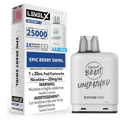Epic Berry Swirl Flavour Beast Boost G2 Unleashed Pods 25K