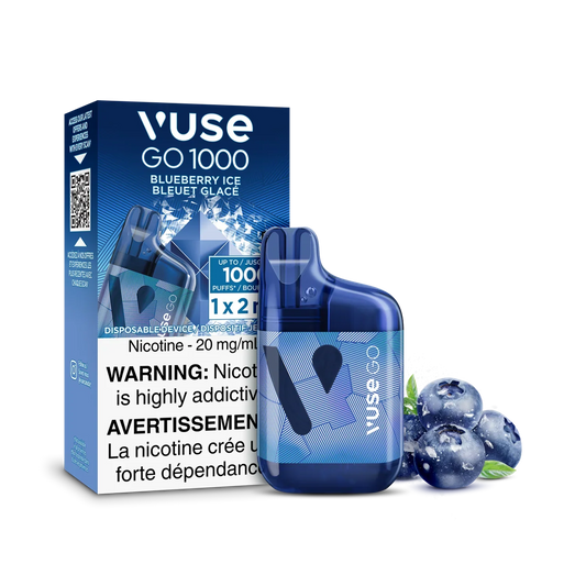 Blueberry Ice Vuse GO 1000 - Disposable Vape