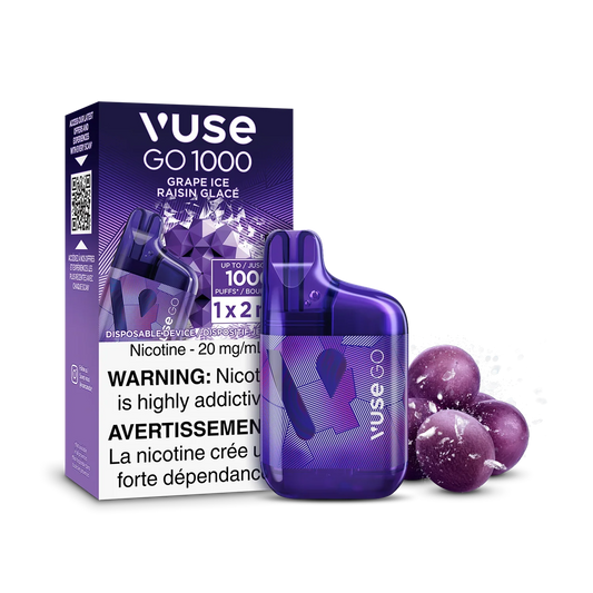 Grape Ice Vuse GO 1000 - Disposable Vape