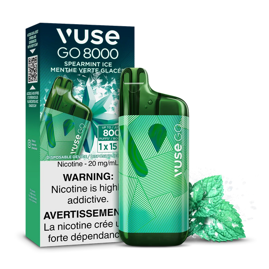 Spearmint Ice Vuse GO 8000 - Disposable Vape