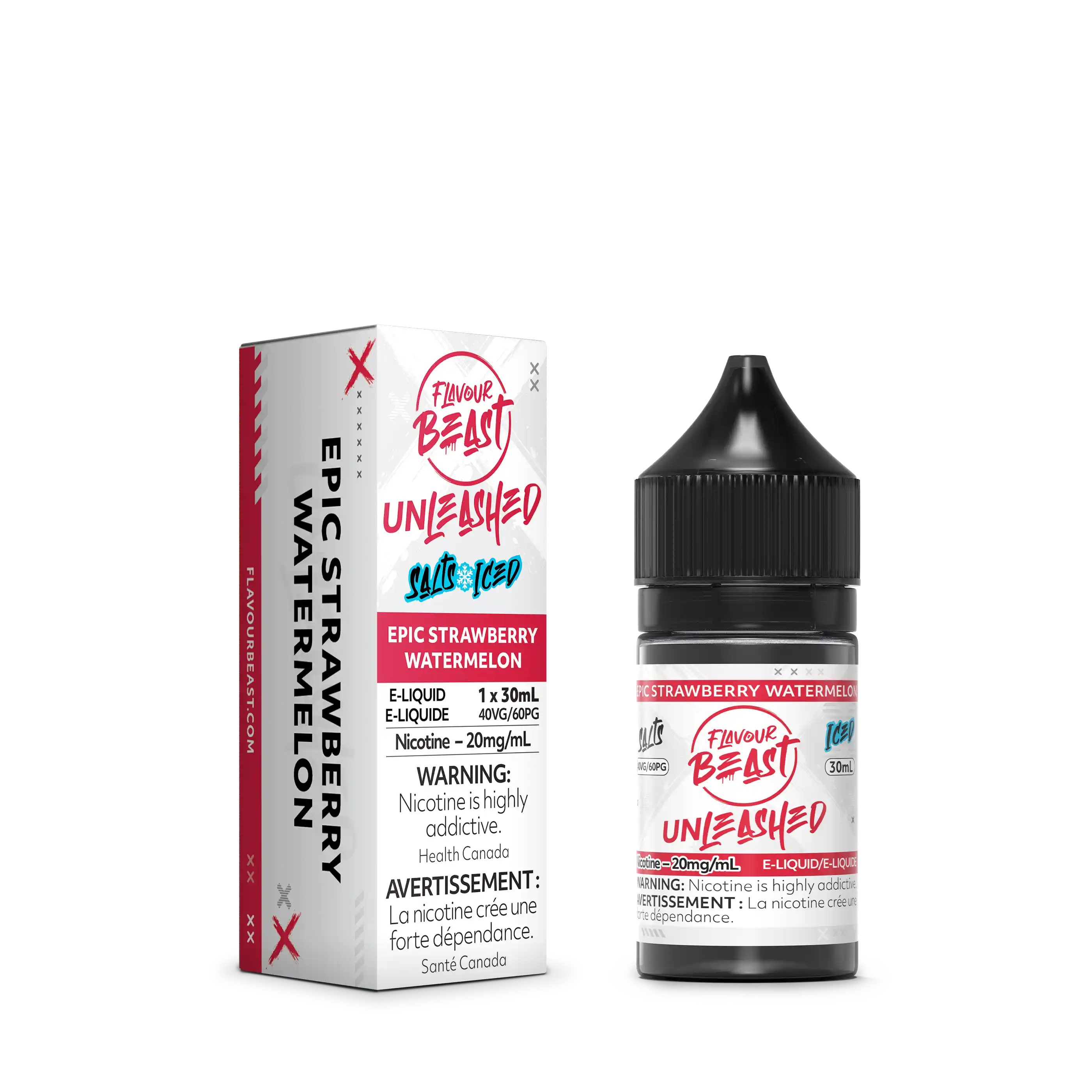 Epic Strawberry Watermelon by Flavour Beast Unleashed Salt