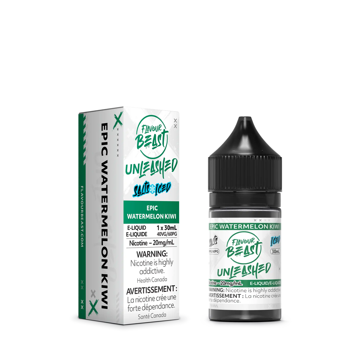 Epic Watermelon Kiwi by Flavour Beast Unleashed Salt