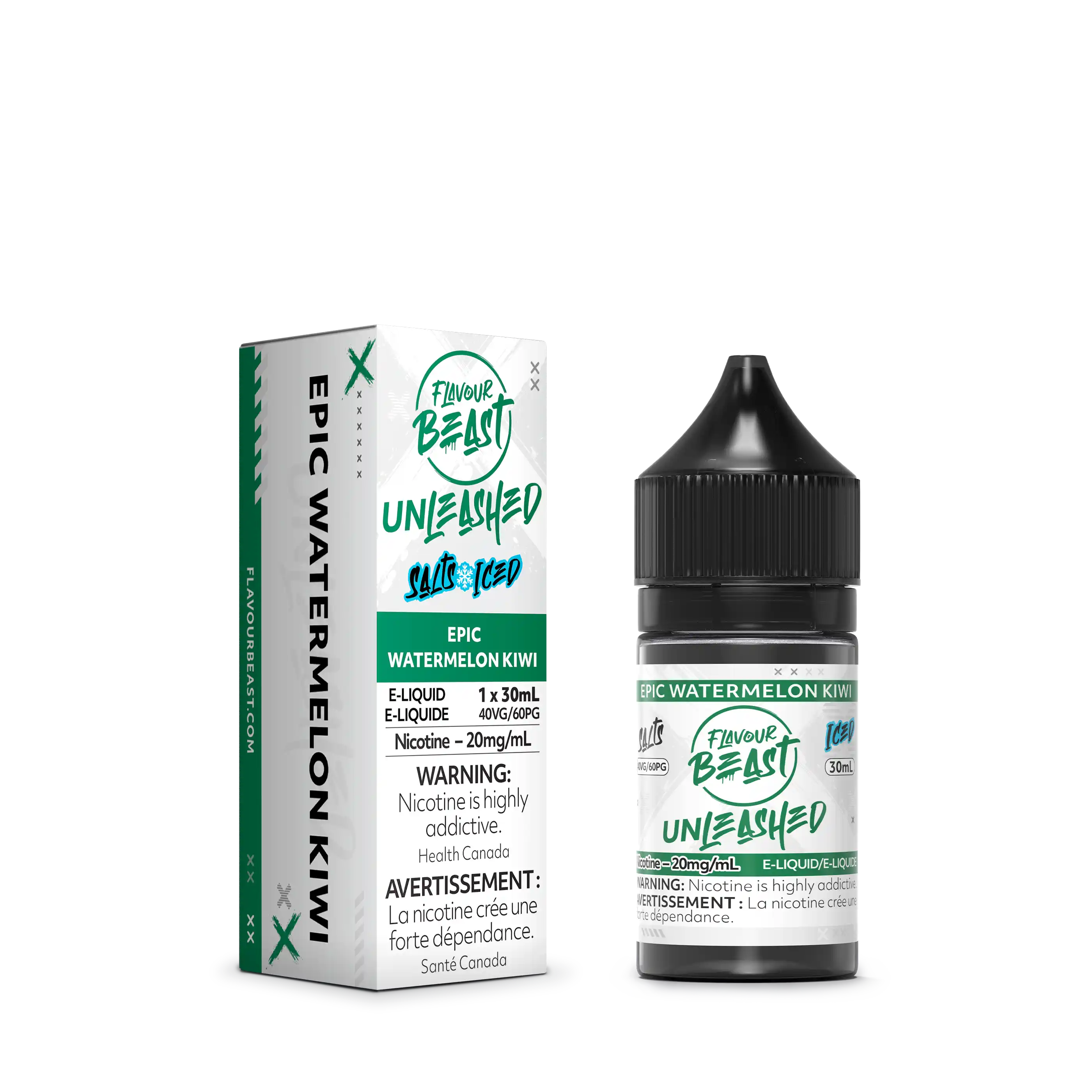 Epic Watermelon Kiwi by Flavour Beast Unleashed Salt