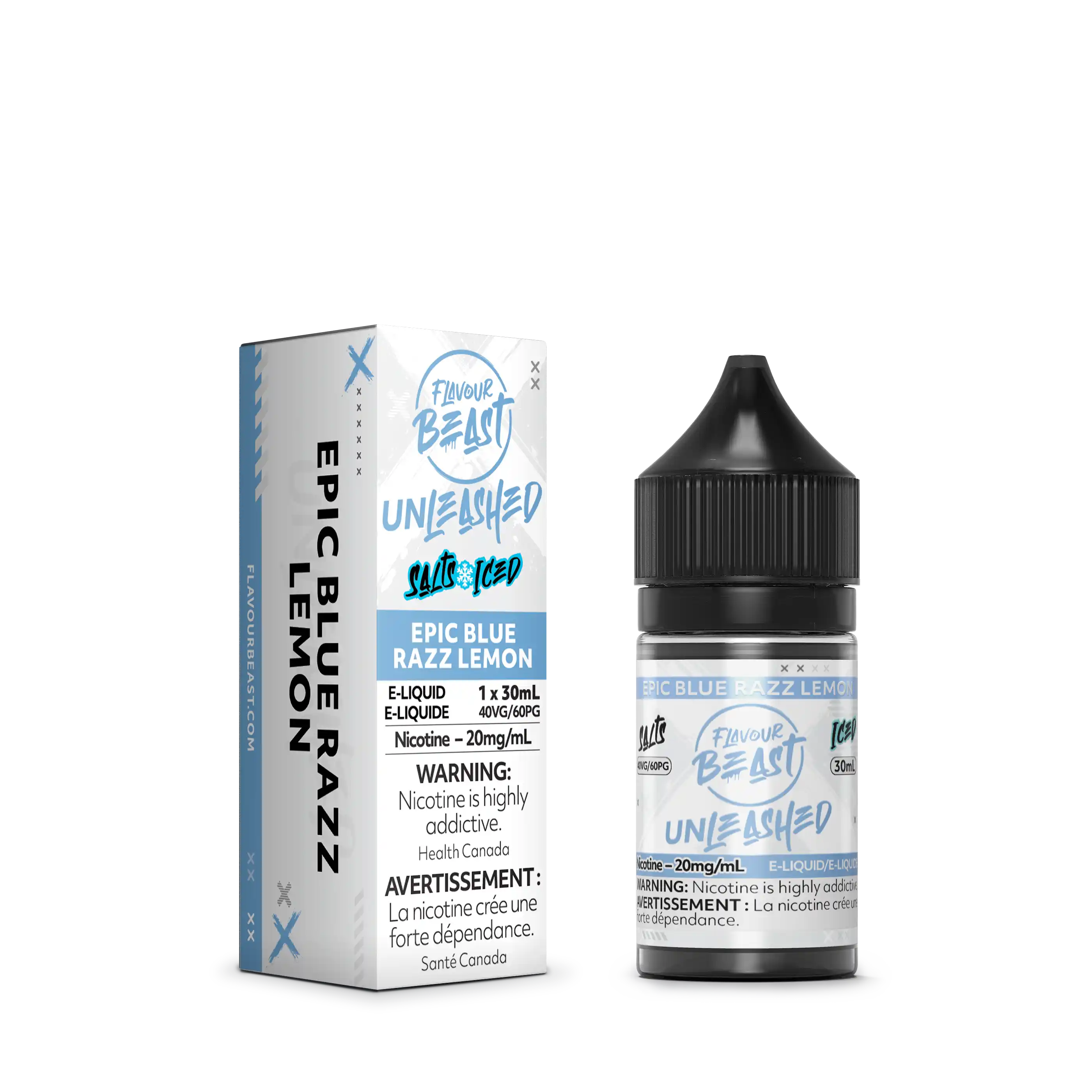 Epic Blue Razz Lemon by Flavour Beast Unleashed Salt