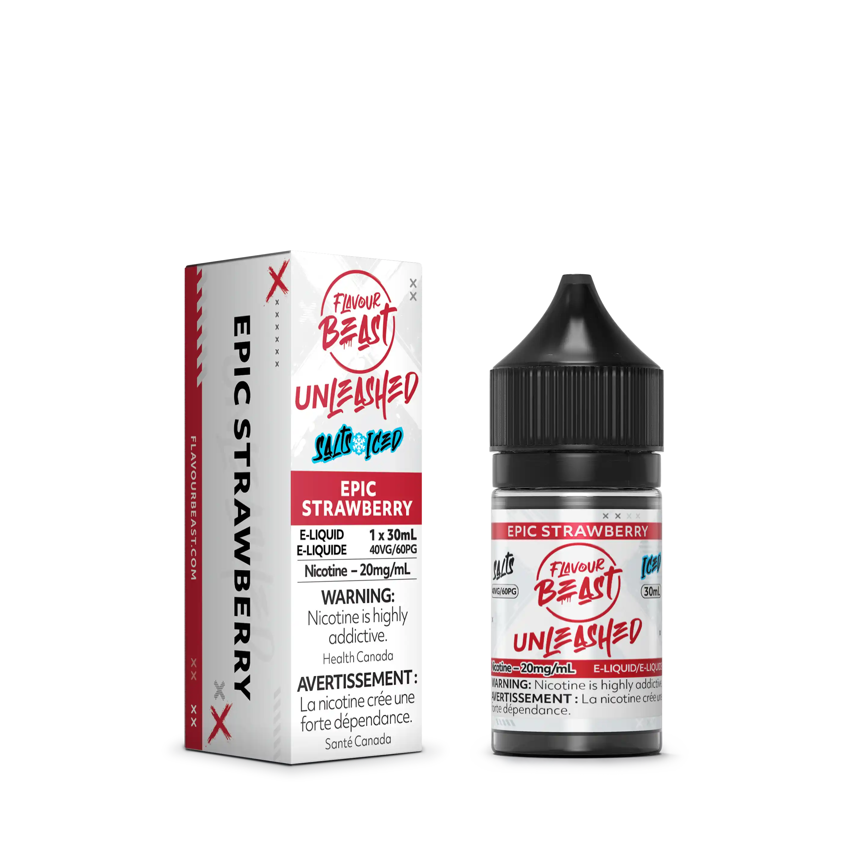 Epic Strawberry by Flavour Beast Unleashed Salt