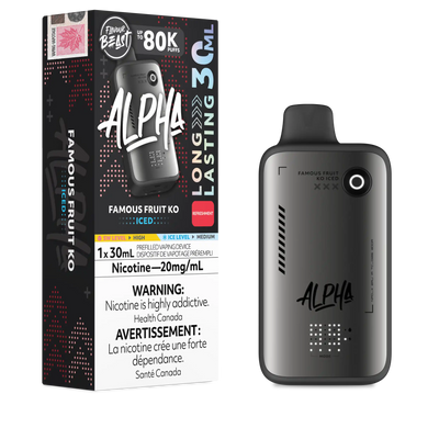 Famous Fruit KO Iced Flavour Beast Alpha - Disposable Vape 80K