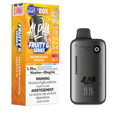 Golden Mango Fruity G Flavour Beast Alpha - Disposable Vape 80K