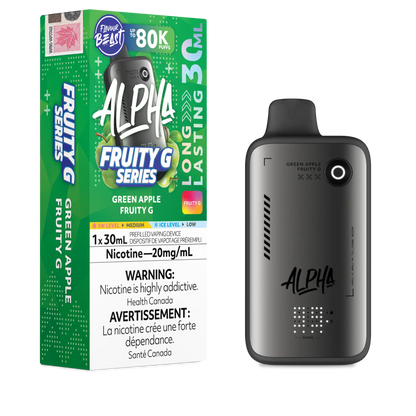 Green Apple Fruity G Flavour Beast Alpha - Disposable Vape 80K