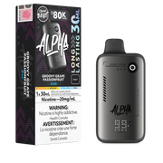 Groovy Grape Fruit de la passion givré Flavour Beast Alpha - Vape jetable 80K