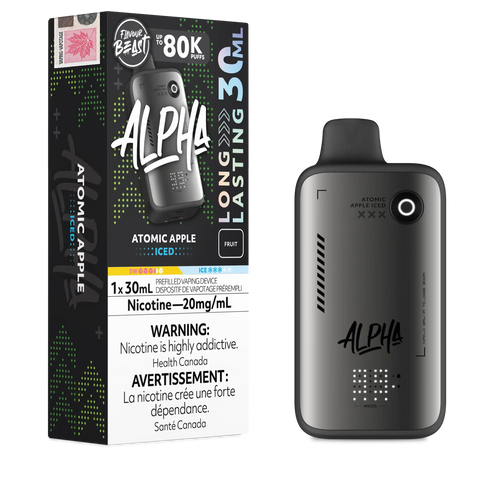 Atomic Apple Iced Flavour Beast Alpha - Disposable Vape 80K