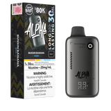 Bussin' Banana Iced Flavour Beast Alpha - Disposable Vape 80K