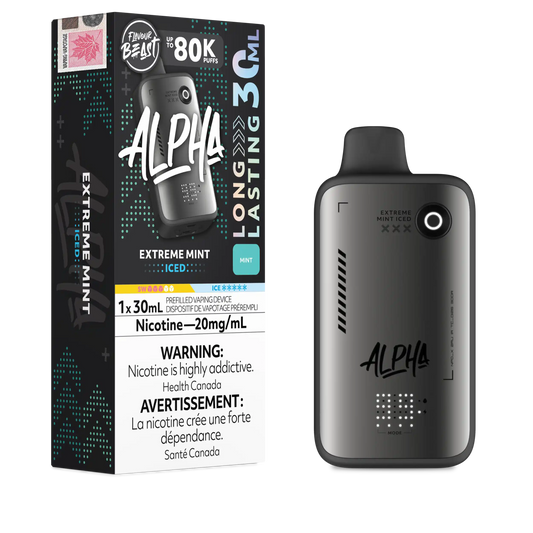 Extreme Mint Iced Flavour Beast Alpha - Disposable Vape 80K - view 3