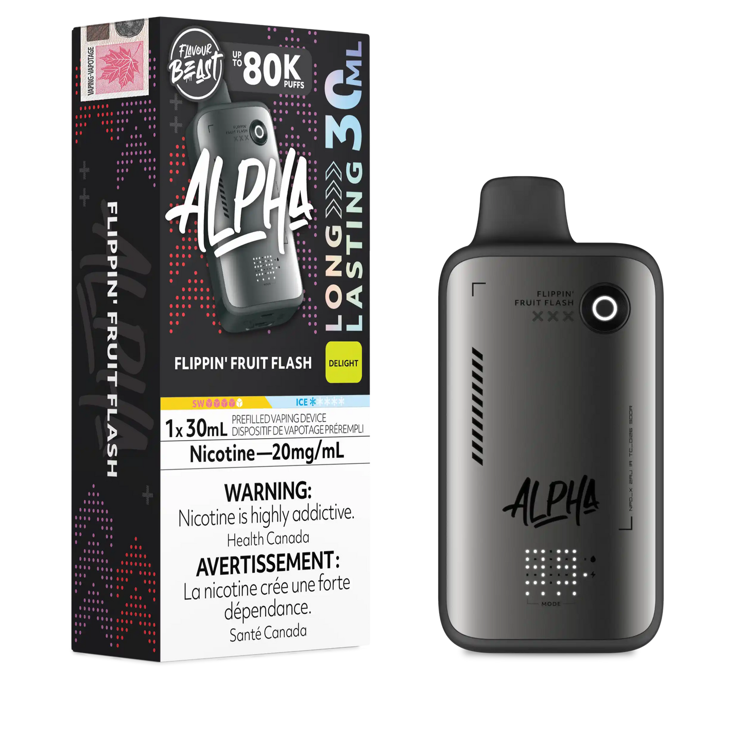Flippin' Fruit Flash Flavour Beast Alpha - Disposable Vape 80K