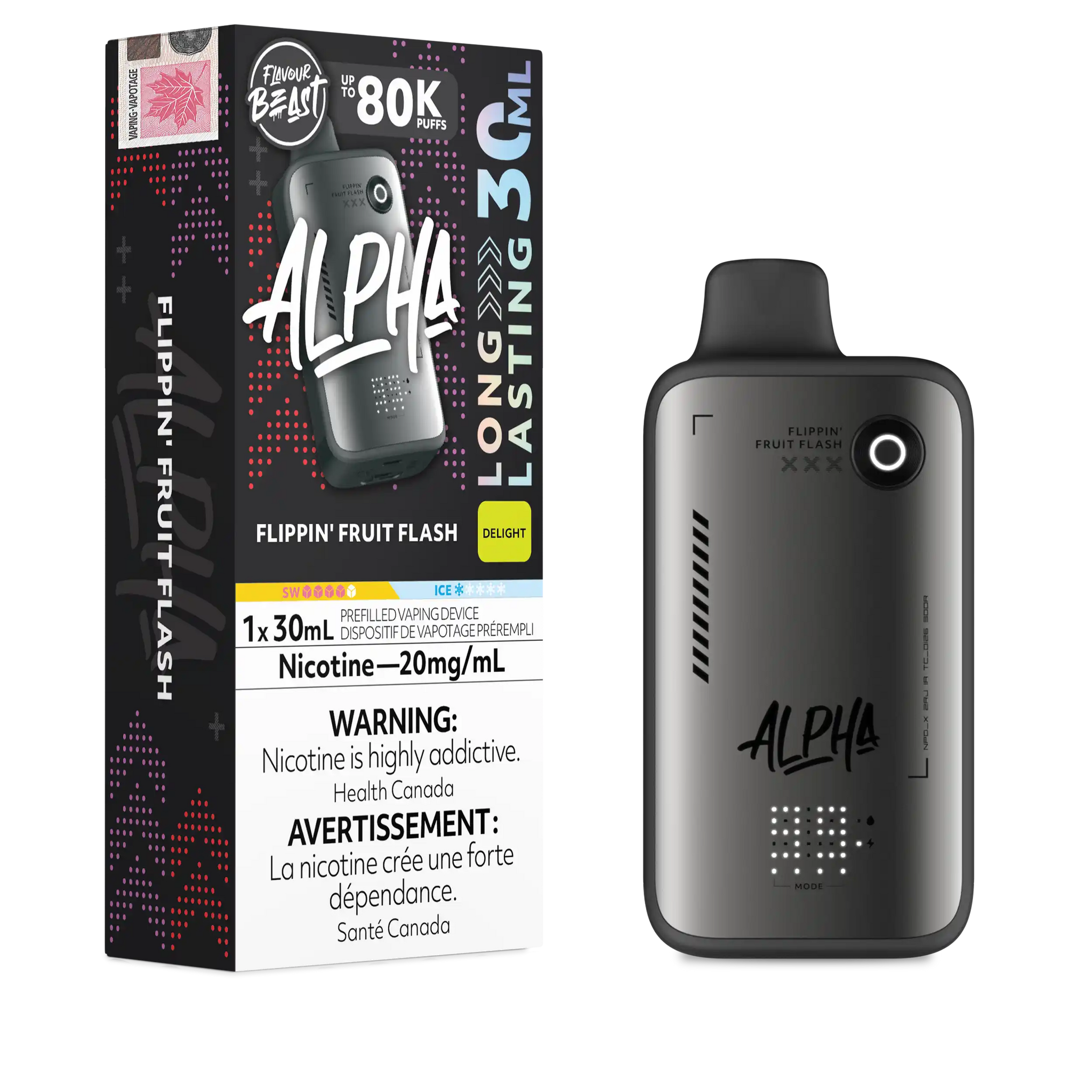 Flippin' Fruit Flash Flavour Beast Alpha - Disposable Vape 80K